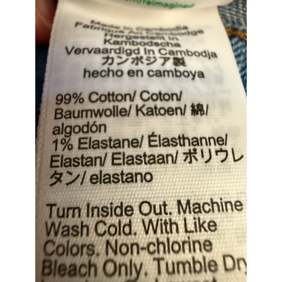 J. Crew Factory High-Rise Midlength Denim Short In Harbor Wash XL - Picture 3 of 6